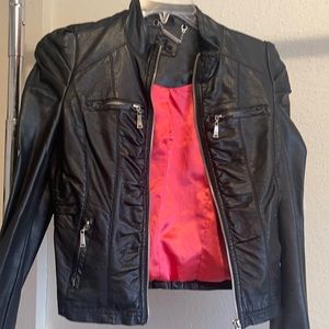 Faux Leather Jacket